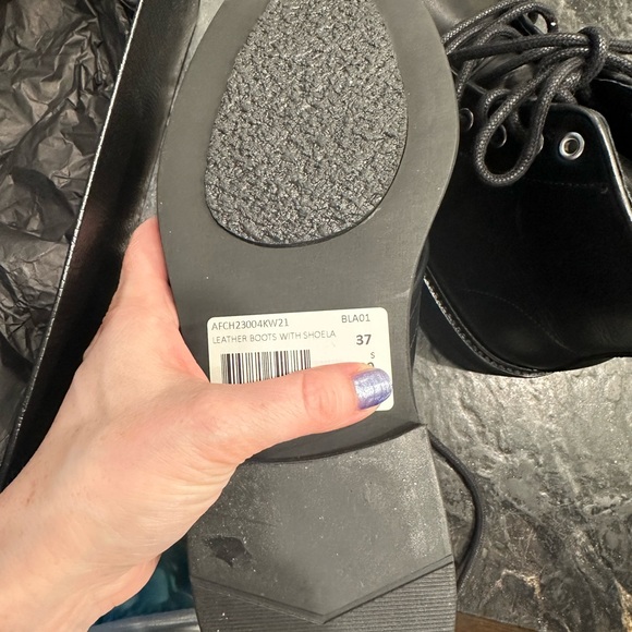 The Kooples Soft Leather Black Boots - Picture 3 of 7